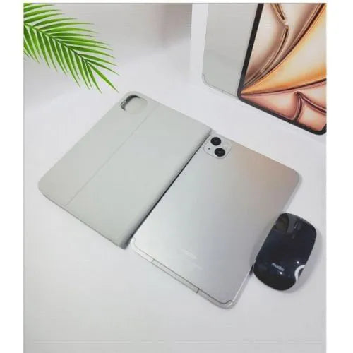 Modio M41 Tablet PC Silver, 10.1-Inch Display, 16GB RAM + 1TB ROM, Dual SIM, 8000mAh, Android 13, 13MP+8MP Camera, with Keyboard, Mouse & Stylus