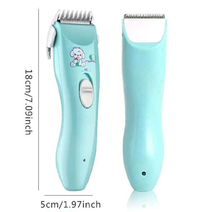 Baby Hair Clipper - Kids Hair Trimmer | Rechargeable Silent Haircut Trimmer for Kids