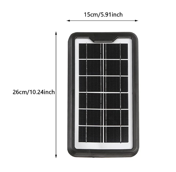 3W Portable Mini USB Solar Panel Charger with Monocrystalline IP65 Waterproof Multifunctional Solar Charger