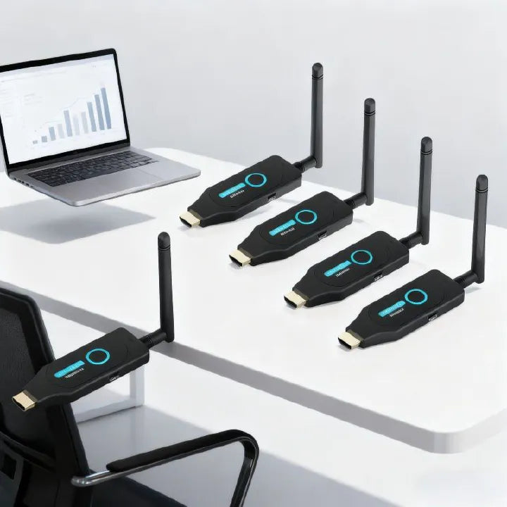 50 Meter Wireless Extender HDMI Transmitter and Receiver Kit – 1080P HD Streaming