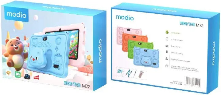 Modio M72 7-Inch Kids Tablet 6GB RAM 128GB Storage 4G SIM Dual Cameras