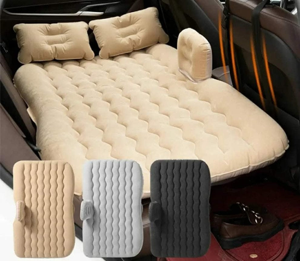 Portable inflatable Car Back Seat Bed / Car Matress PLUS Air Pump