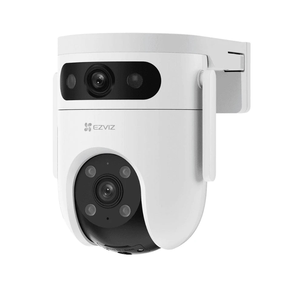 Dual Lens, Pan & Tilt Wi-Fi Camera with 360° Panoramic Coverage & Color Night Vision
