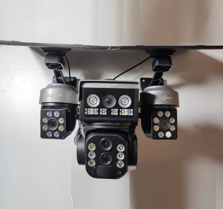 Solar Light 4G Triple Lens Dual Lens Solar Camera – Advanced Outdoor Security Solution