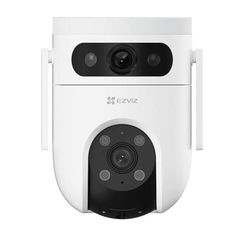 Dual Lens, Pan & Tilt Wi-Fi Camera with 360° Panoramic Coverage & Color Night Vision