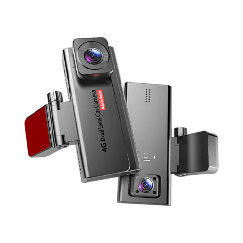 Dash Cam Front and Rear 4K+1080P, Free 64GB Card, Built-in Wi-Fi