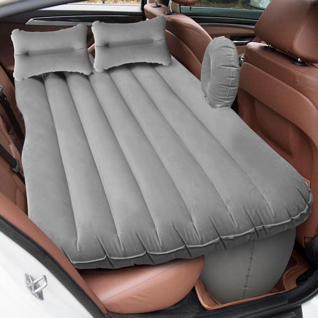 Portable inflatable Car Back Seat Bed / Car Matress PLUS Air Pump
